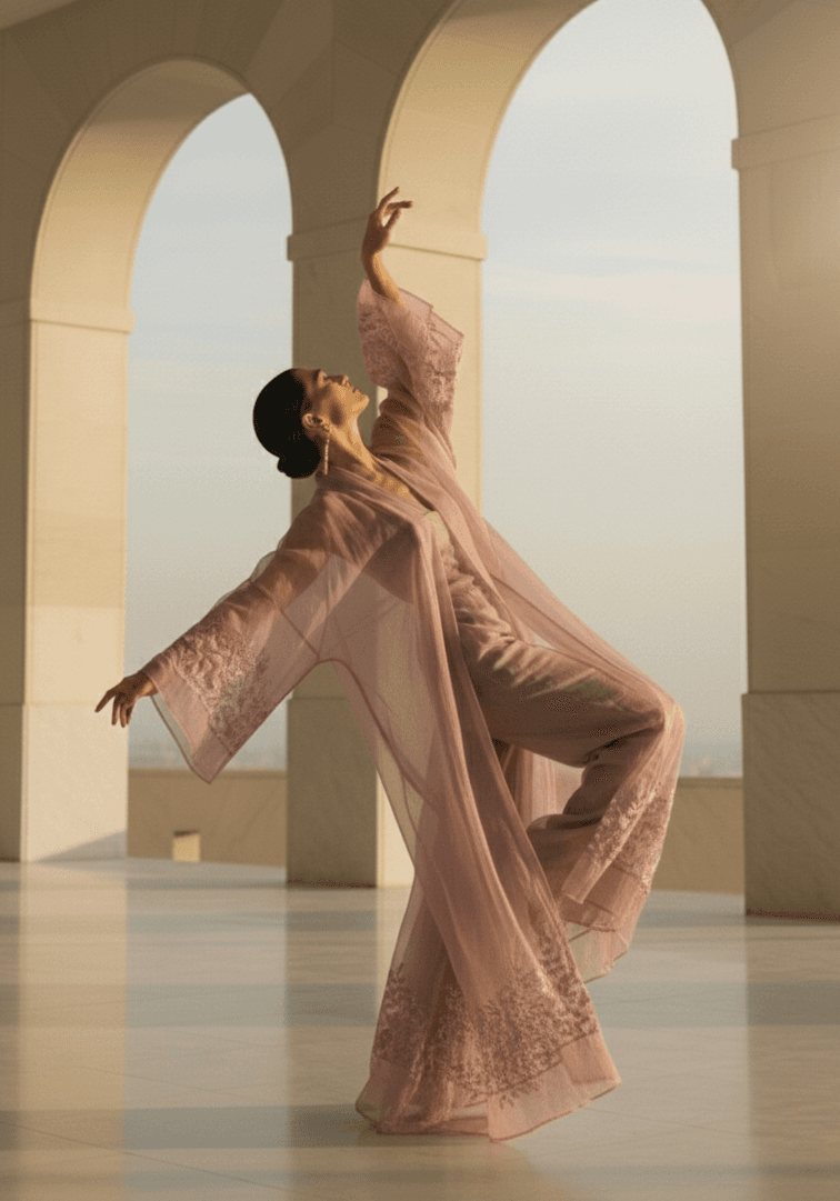 Kimono Sultane Rosée